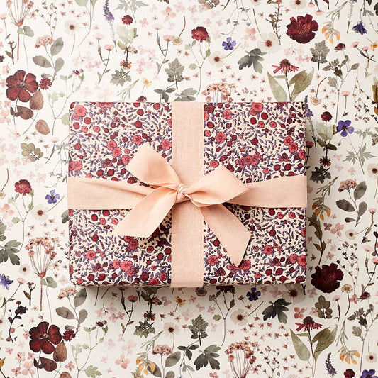 L&L Pressed Floral & Wild Rose Wrapping Paper