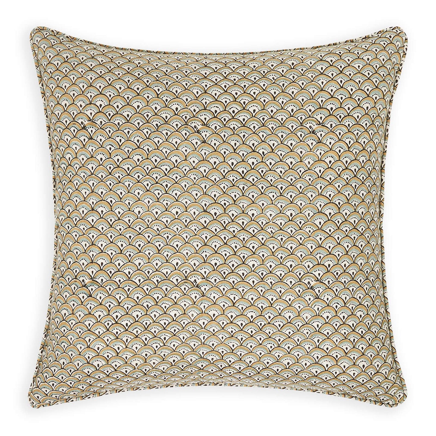 Minoa Oak Celadon  Linen Cushion