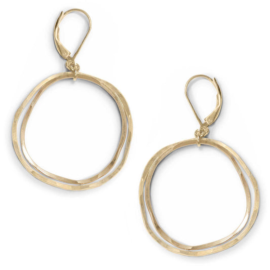 Simple Caldera Earrings - Circle Statement Earrings