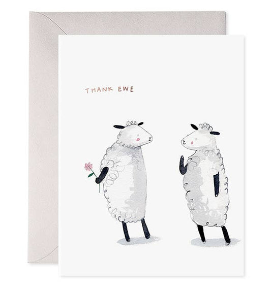 Thanks Ewe | Thank You Card Sheep