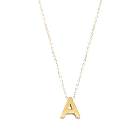 Letter Charm Necklace