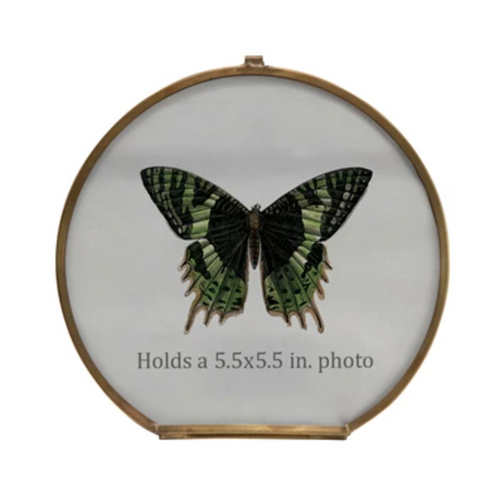 Brass and Glass Photo Frame