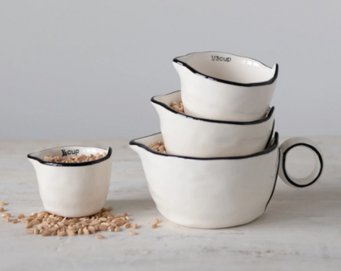 Stoneware Measuring Cup Set