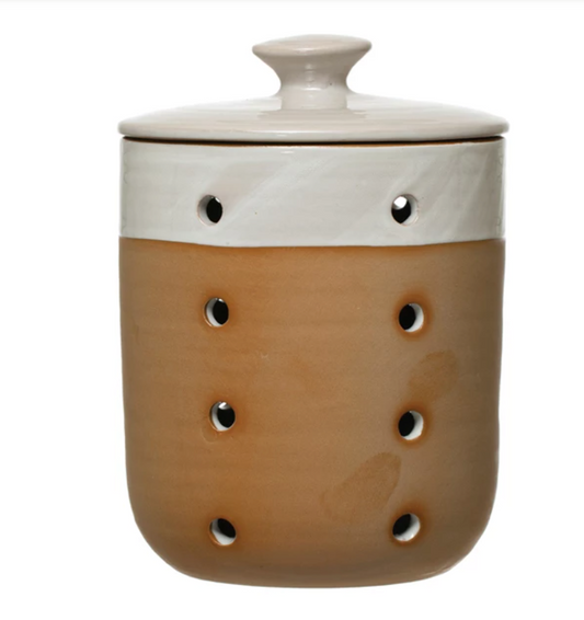 Stoneware Garlic Keeper