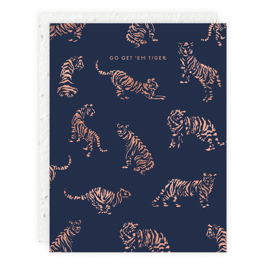 Tigers - Encouragement Card: With cello sleeve