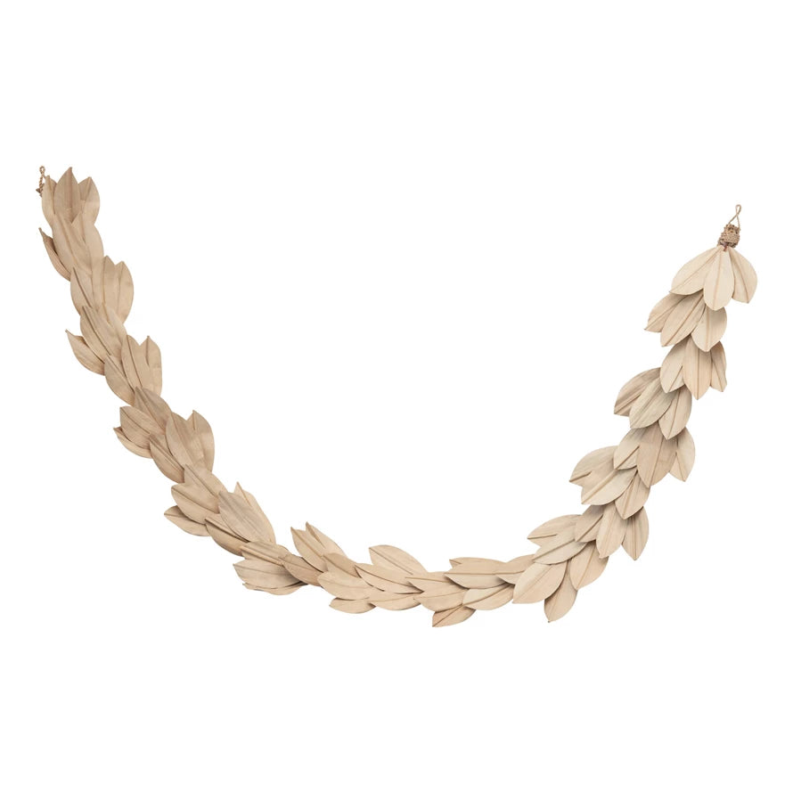 Dried Natural Buri Palm Leaf Garland