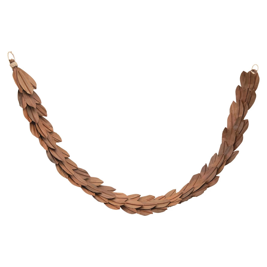 Dried Natural Buri Palm Leaf Garland